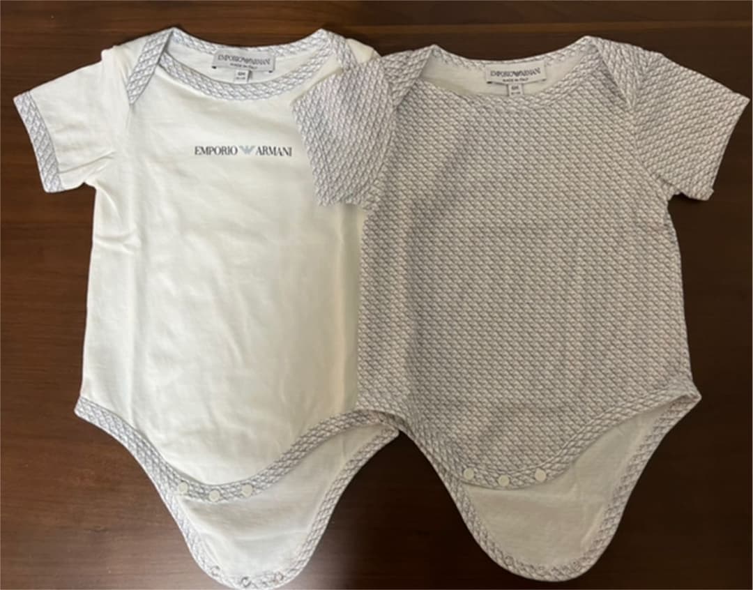 最高の 新品未使用 アルマーニロンパース 袋付き asakusa.sub.jp