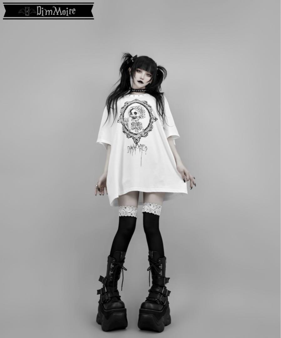 正規品 DimMoire Baby Skull BIG T ホワイト DimMoire Baby Skull BIG T【White】