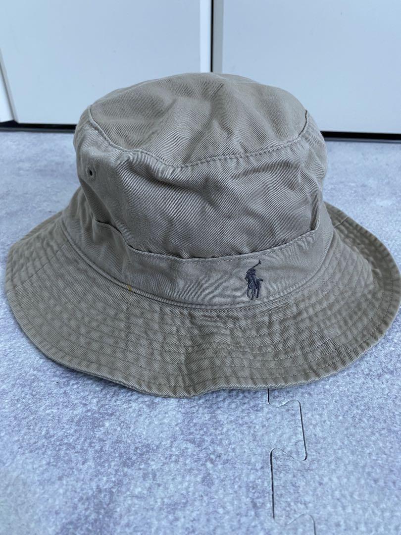 ポロ ラルフローレン　バゲットハット　ベージュ　S/M
