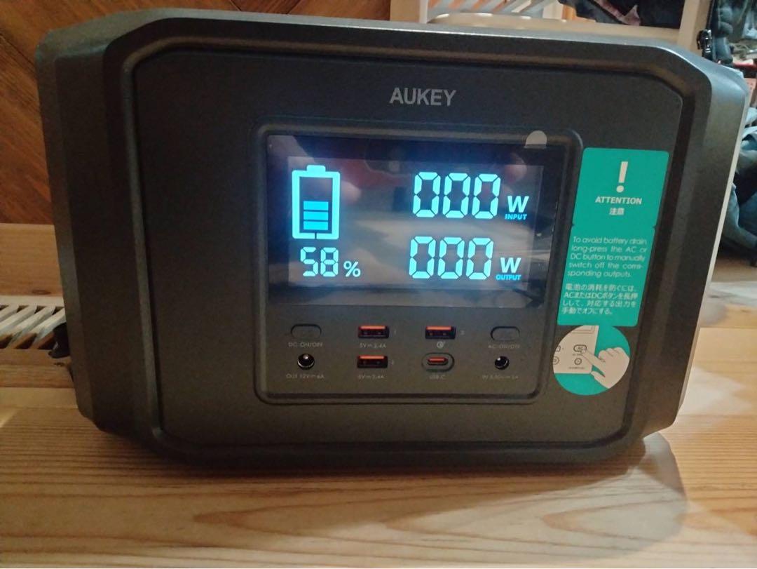 AUKEYポータブル電源 充電器 バッテリー モバイルバッテリー 防災 蓄電