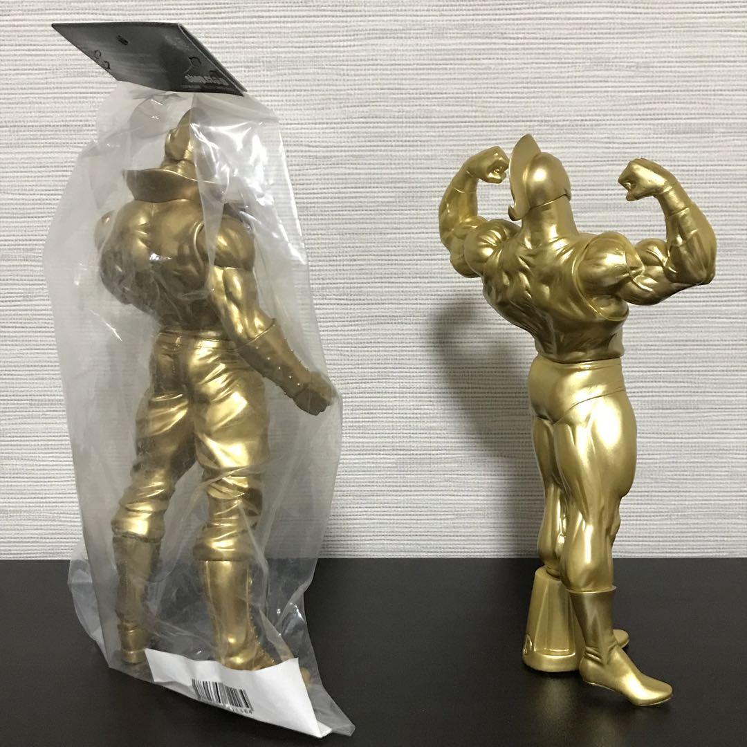 CCPキン肉マンソルジャーゴールド金色ソフビキン消しダイキャストキンケシキンソフ