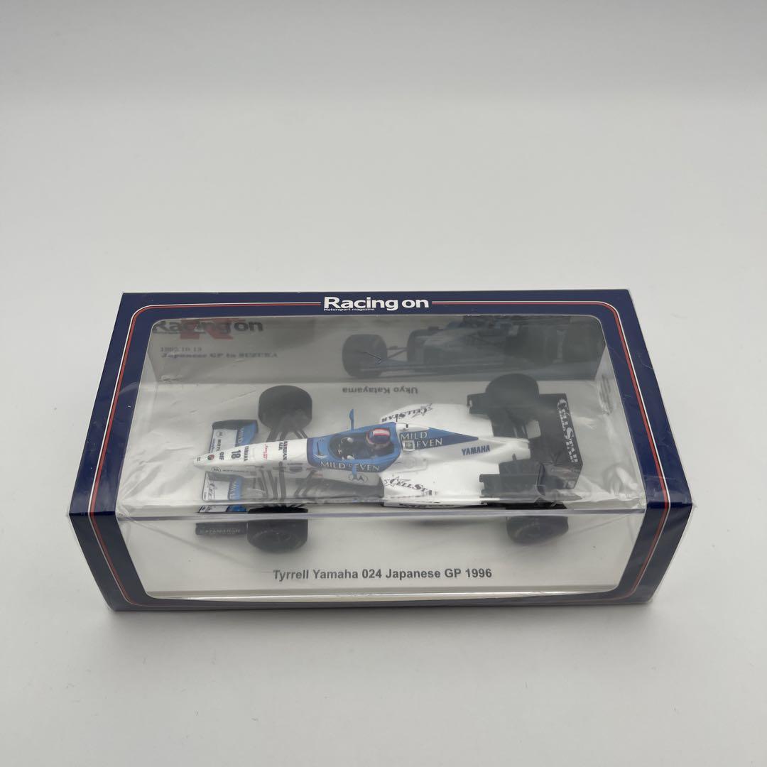 グランドセール 漫画 レーシングオン特注 1/43 ティレルヤマハ024 1996 日本GP 片山 ミニカー