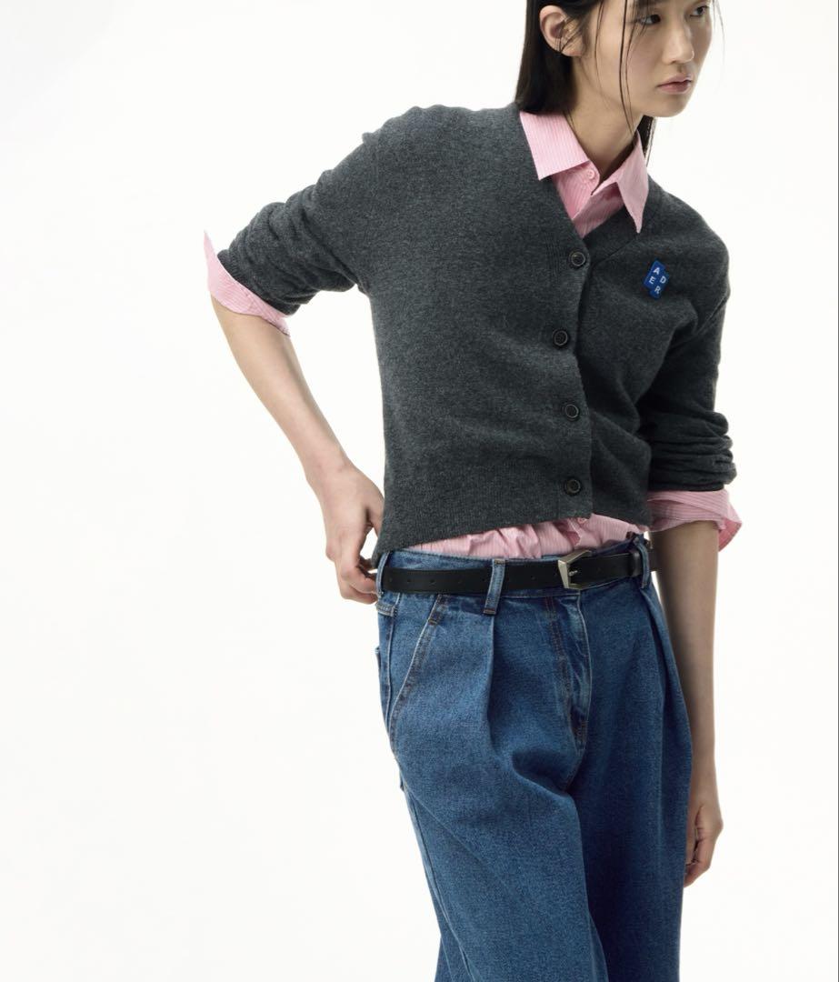 ADERERROR SV Tag jeans 02 ブルー