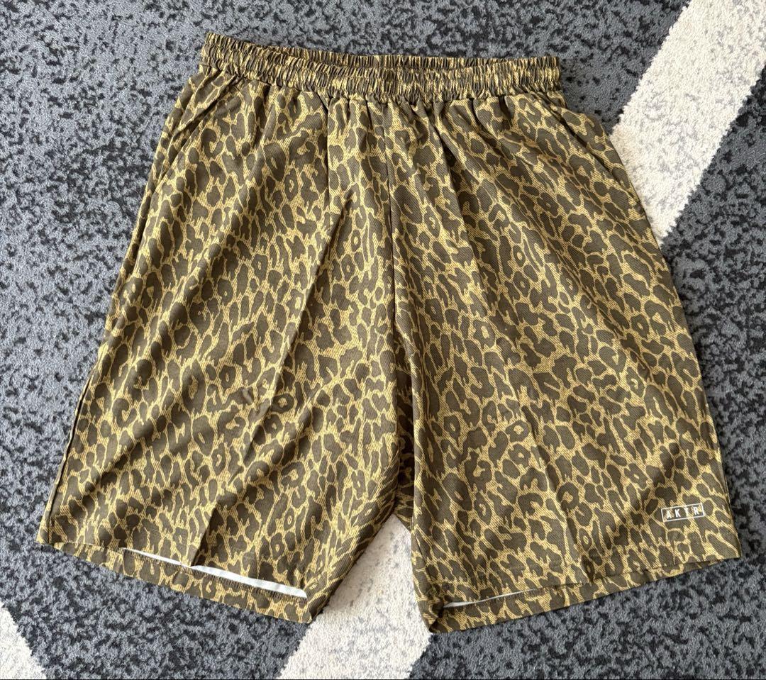 アクター　ハーフパンツ MELTY LEOPARD SHORTS ゴールド XL