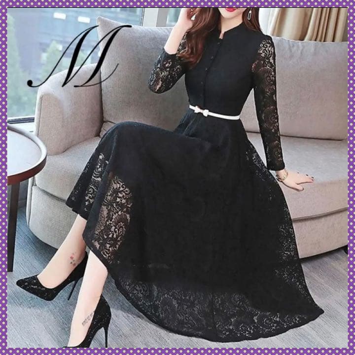 新品 秋冬にも ワンピース M 長袖 レース ドレス 結婚式 フォーマル 韓国 メルカリ 新品 秋冬にも ワンピース M 長袖 レース ドレス 結婚式 フォーマル 韓国 メルカリ