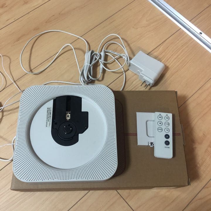 未使用品】 無印良品 壁掛け式 CDプレイヤー スピーカー
