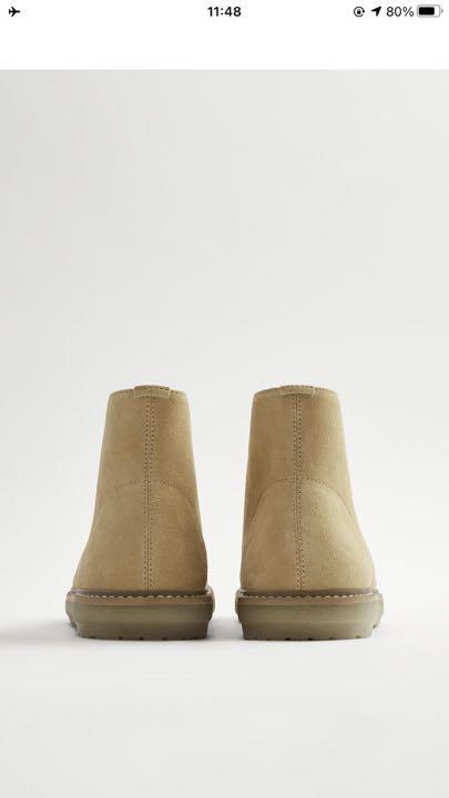 2022新品 ZARA スプリットスエード デザートブーツ qIDMu-m50784510664 新品 メンズ 高品質正規品
