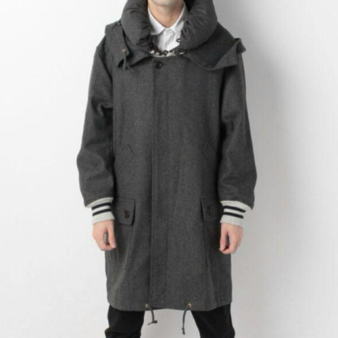 【美品】mercibeaucoup，ウールロングコート #1