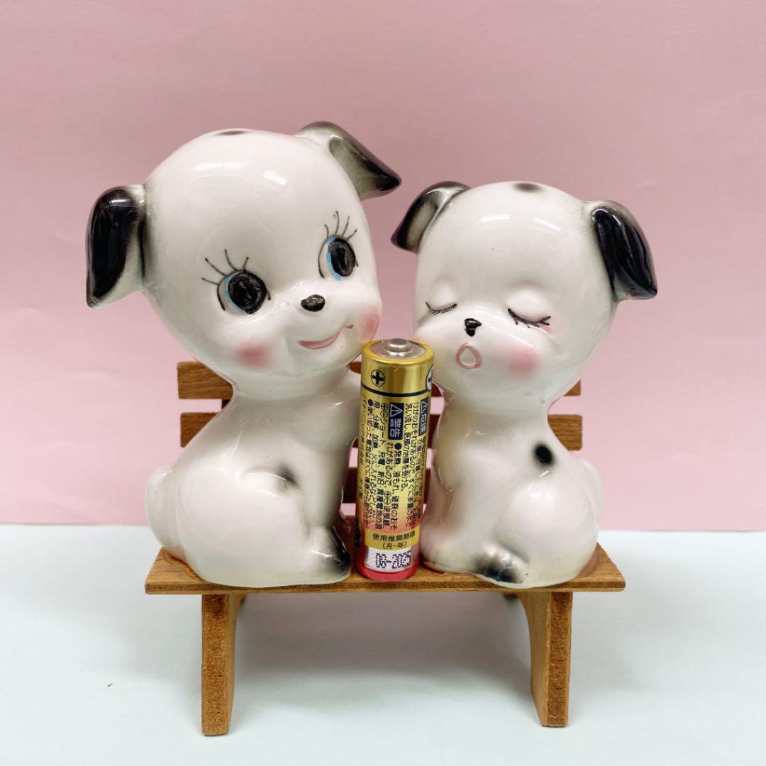 昭和レトロ 犬の置物 美品 陶器 半世紀 約50年 前 消毒済 メルカリ