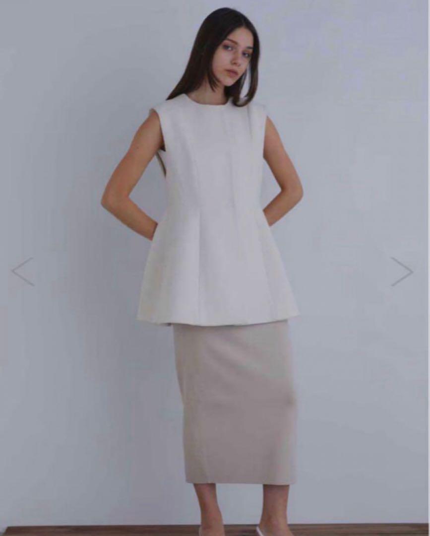 美品】LE PHIL ルフィル スポンディッシュ ツイル ジレ ホワイト