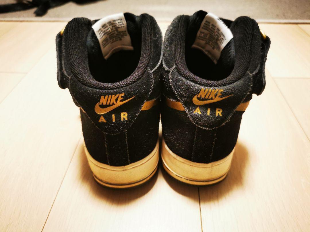airforce1 エアフォース1 スエード ブラック/ゴールド 27.0cm airforce1 エアフォース1 スエード ブラック/ゴールド 27.0cm