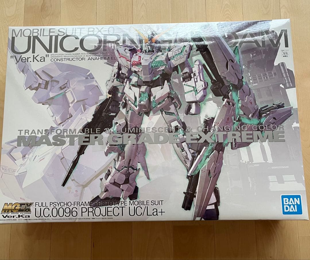 未開封 MGEX 1/100 ユニコーンガンダム Ver.Ka