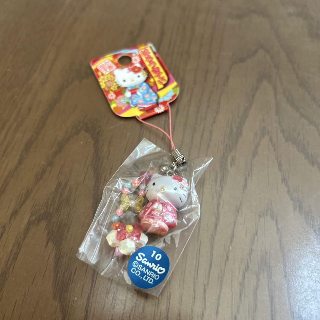 レトロキティご当地ストラップ14個セット新品未使用