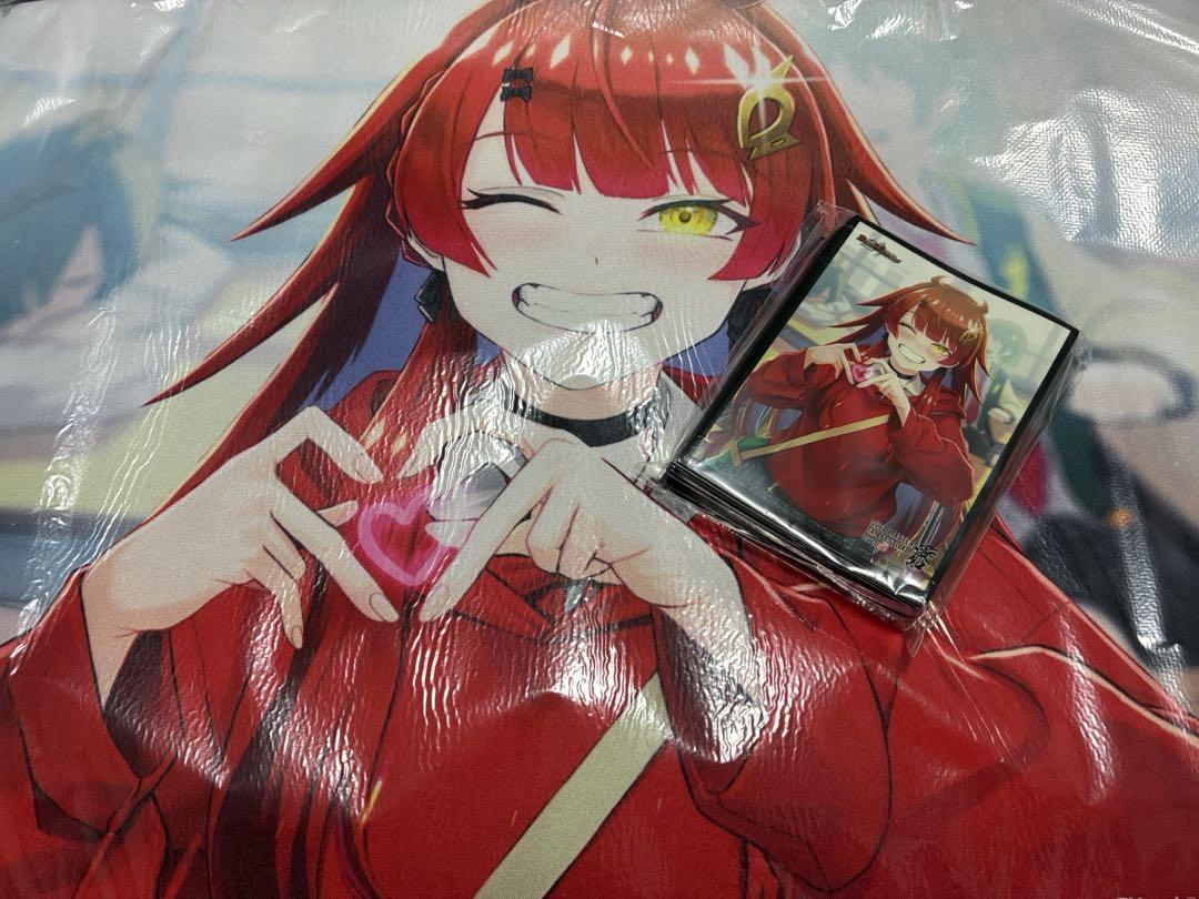 『真久間メガ』　プレイマット＆スリーブ セット　即日発送可能‼️