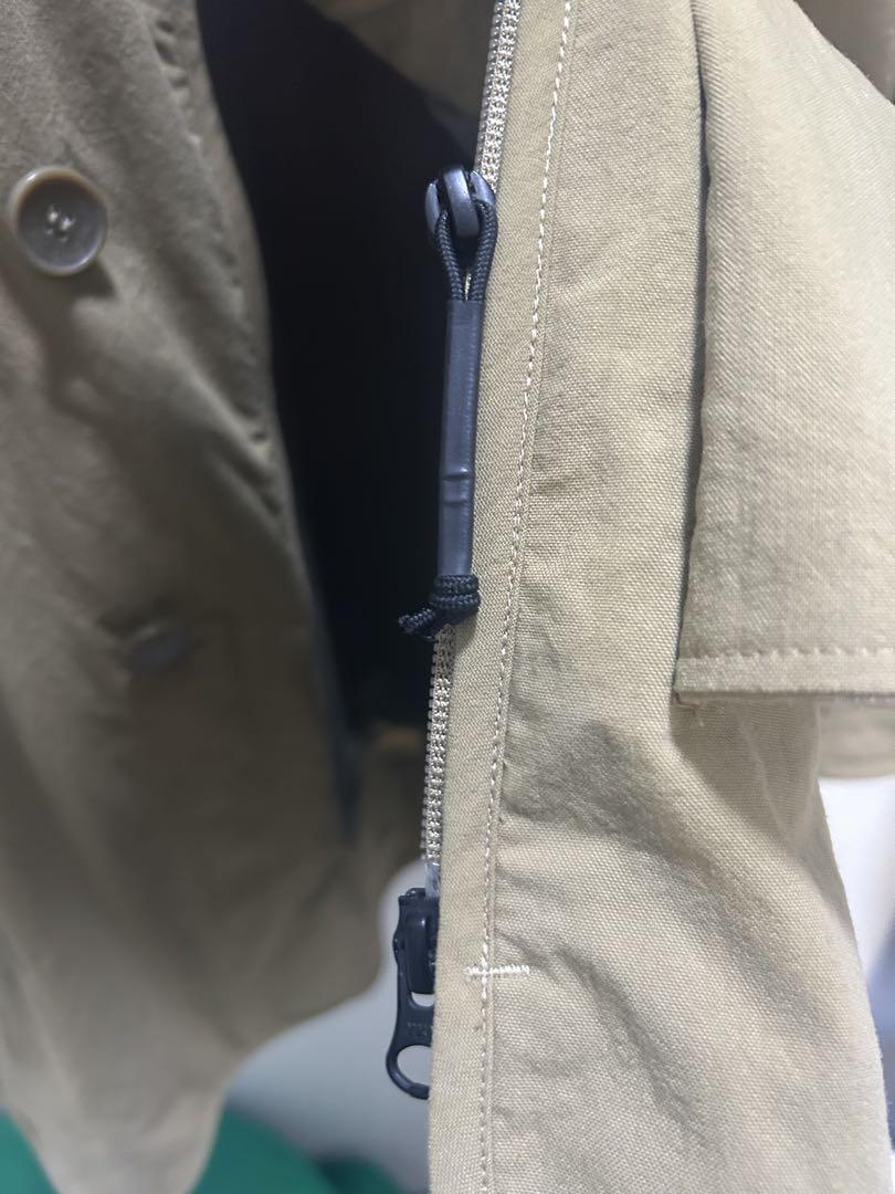 descente ddd ミリタリーナイロンコート
