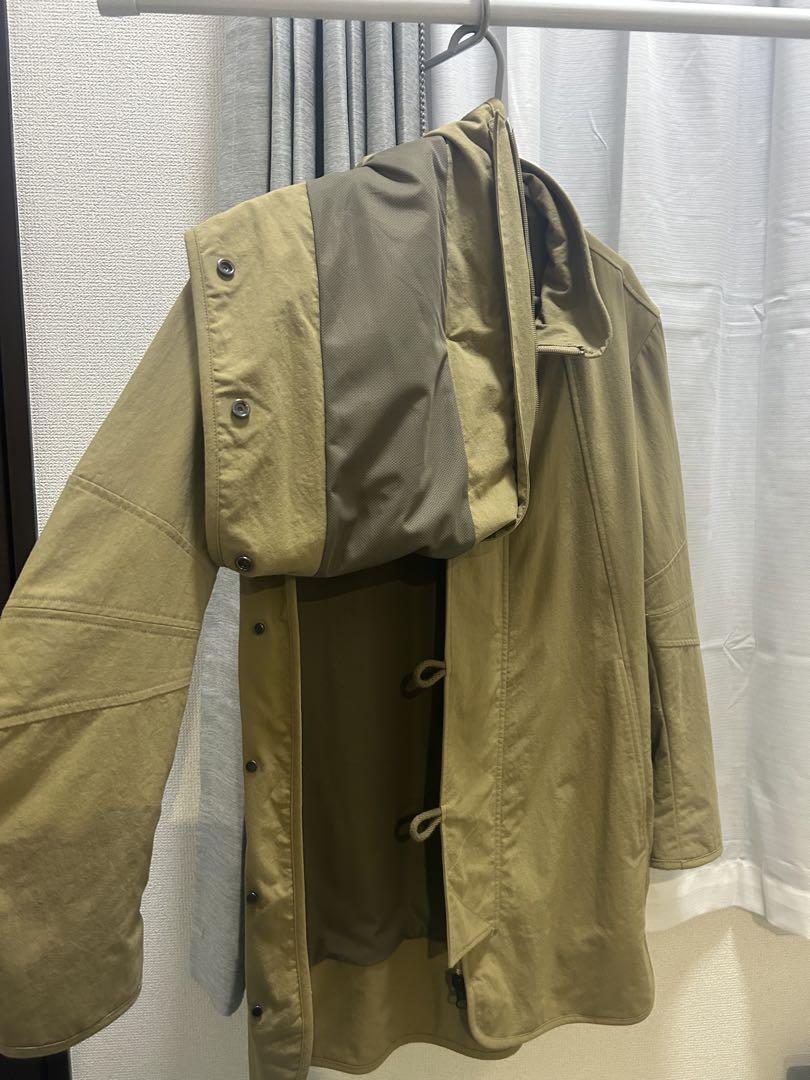 descente ddd ミリタリーナイロンコート