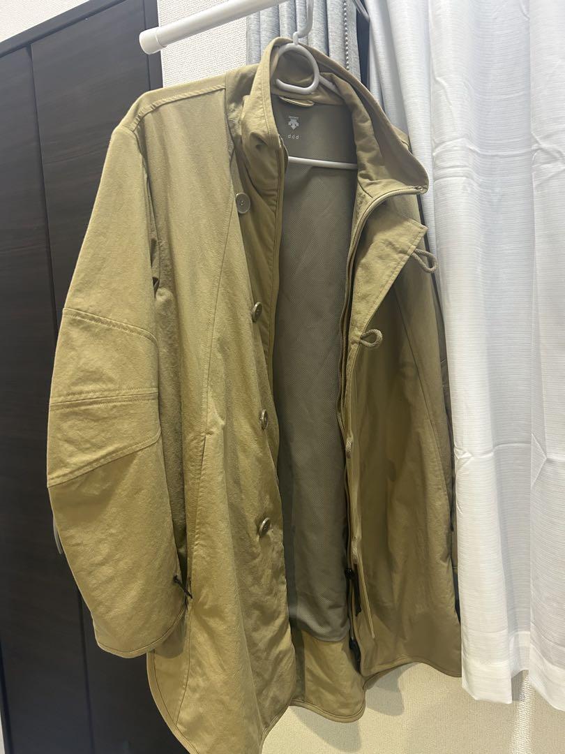 descente ddd ミリタリーナイロンコート