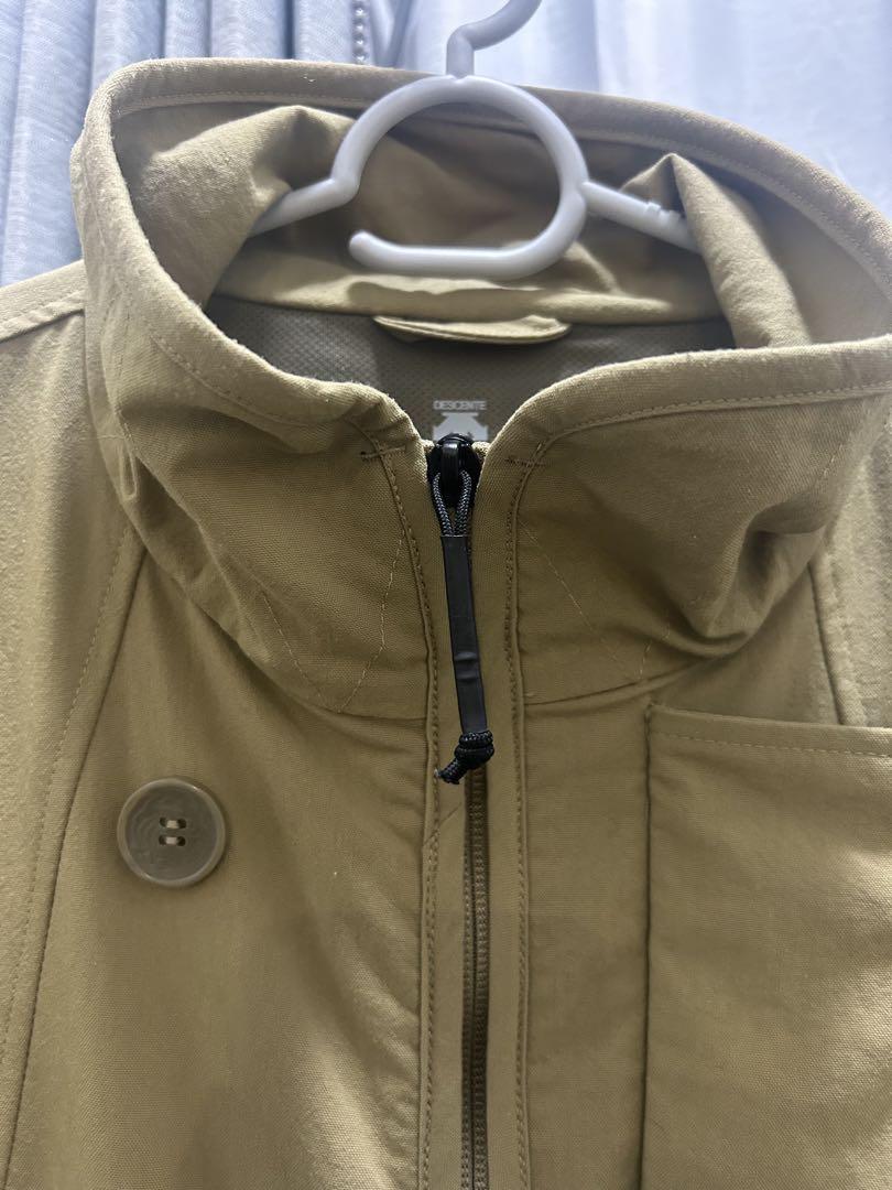 descente ddd ミリタリーナイロンコート