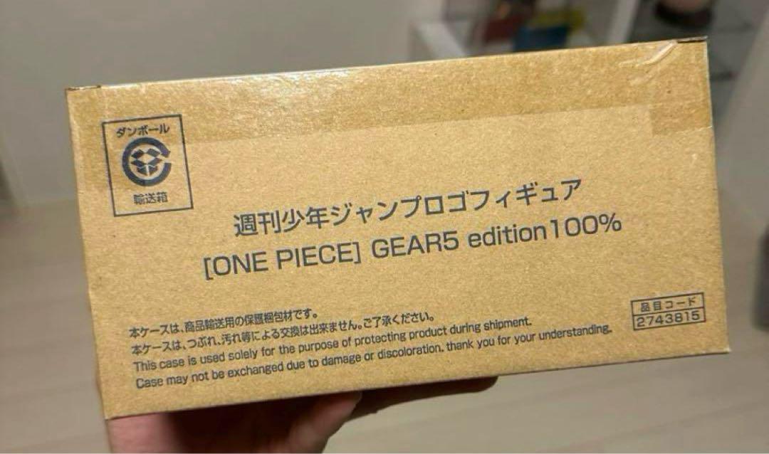 ONE PIECE週刊少年ジャンプロゴフィギュアGEAR5 edition - メルカリ