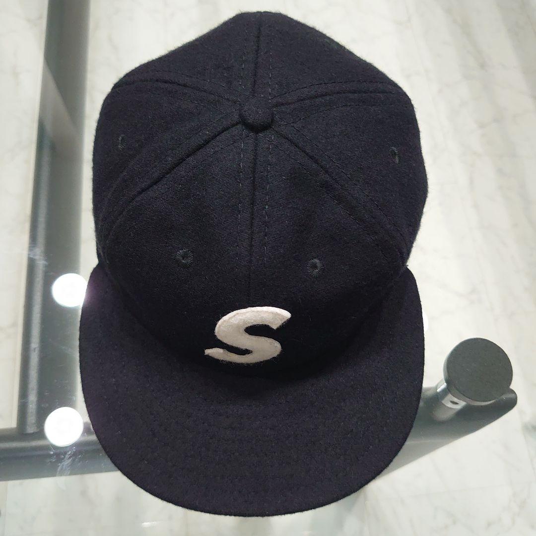 正規 Supreme シュプリーム Ebbets Sロゴ Fitted キャップ