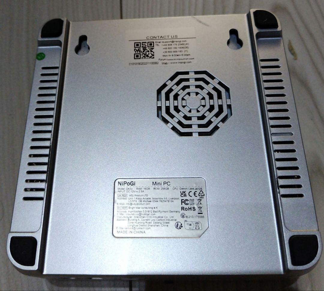 NiPoGi ミニPC 16GB RAM 256GB SSD Win11pro NiPoGi ミニPC 16GB RAM 256GB SSD Win11pro Amazon.co.jp