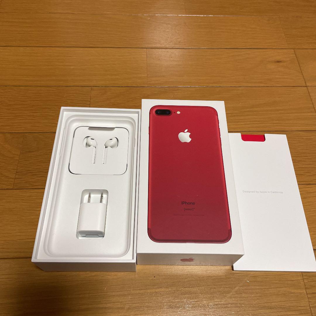 バッテリー iPhone 7 Plus Red 128 GB SIMフリー zvoVg-m50804043670 カメラ
