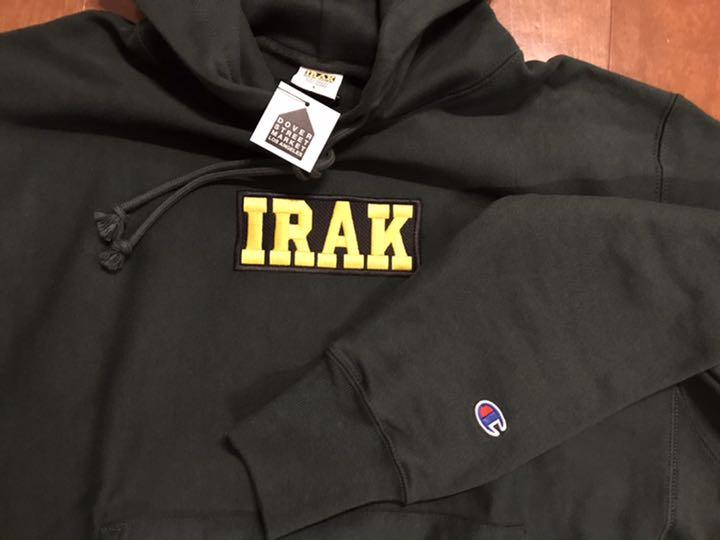 新品 IRAK BOX logo フーディー