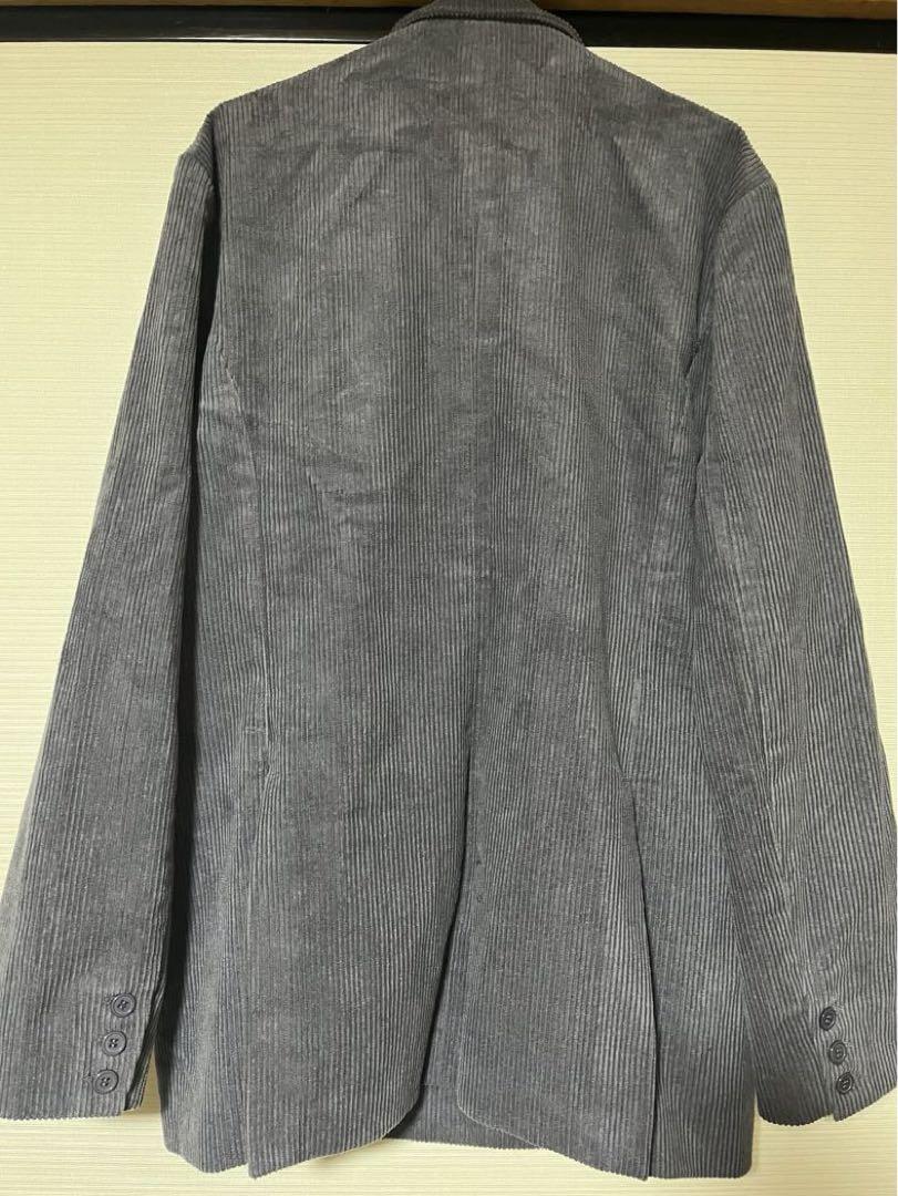 HTH original corduroy jacket チャコール