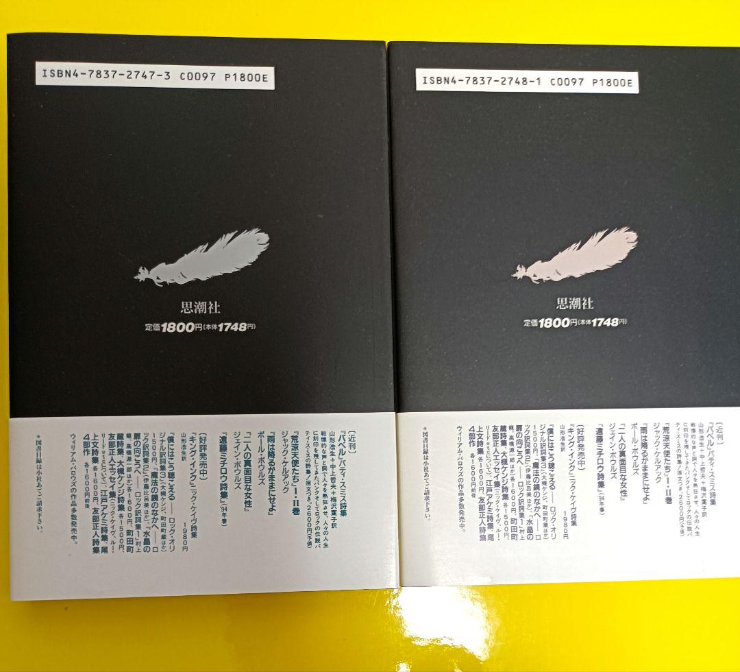 【中古・美品】 ニック・ケイヴ 神の御使い Ⅰ巻・Ⅱ巻セット 幻想文学 山形浩生 中古・美品】 ニック・ケイヴ 神の御使い Ⅰ巻・Ⅱ巻セット 幻想