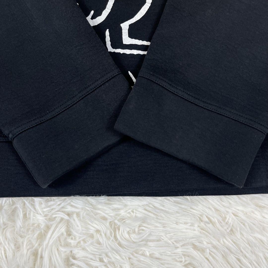 【レア】GUCCI スヌーピー コラボ タイガー 刺繍 スウェット 黒