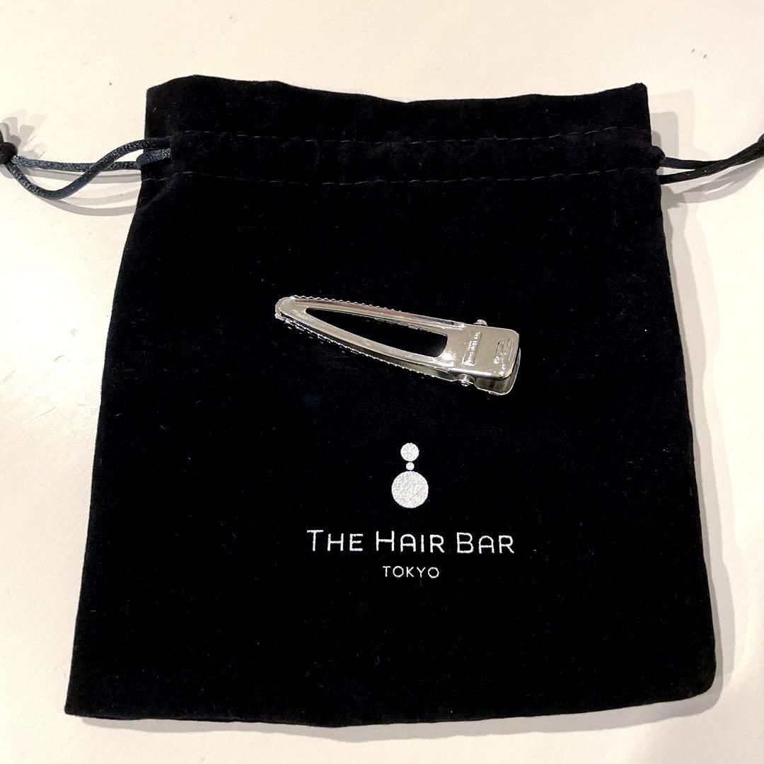 美品★THE HAIR BAR TOKYO★ラインストーンSクリップ　クリスタル