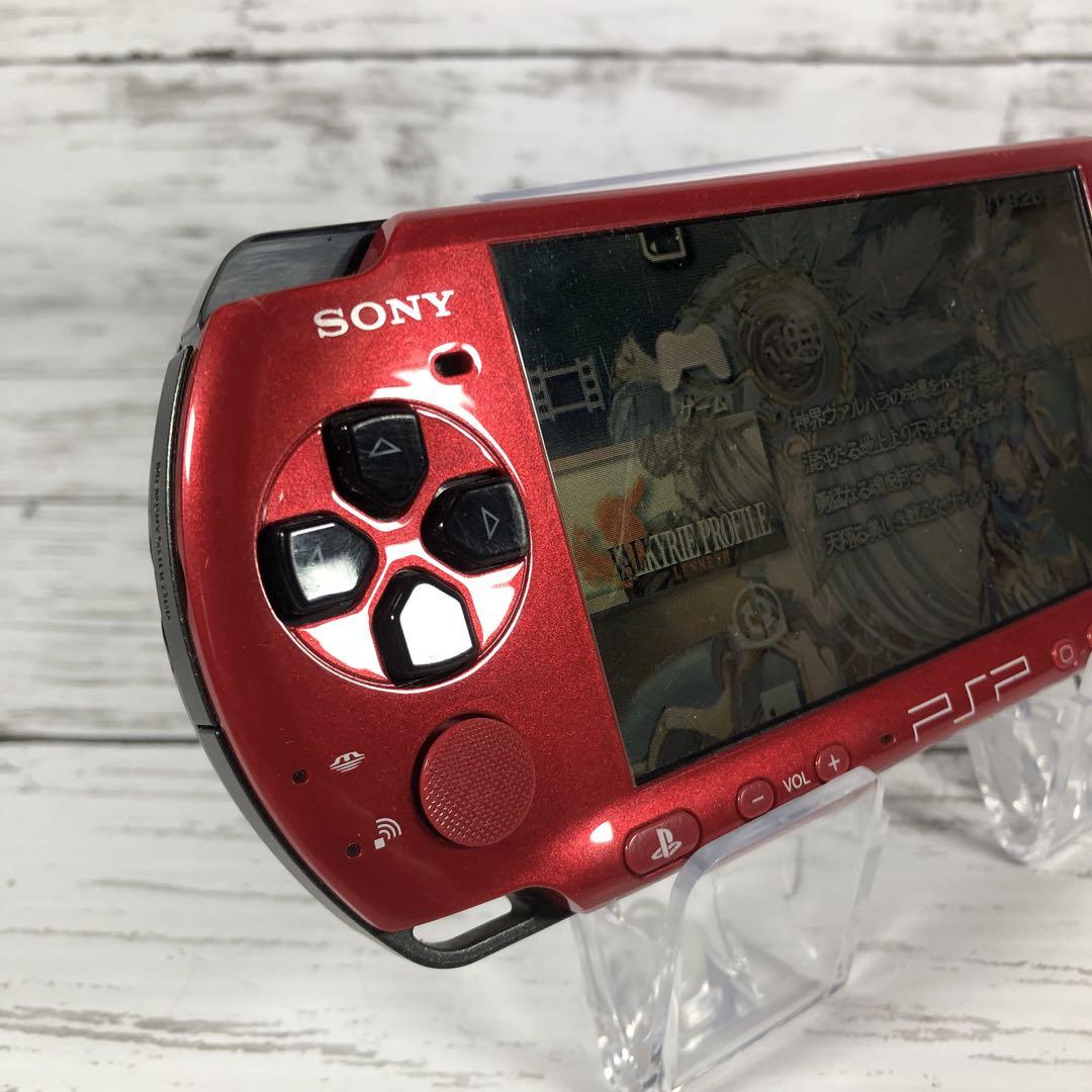 PSP 3000 レッド・ブラック - メルカリ