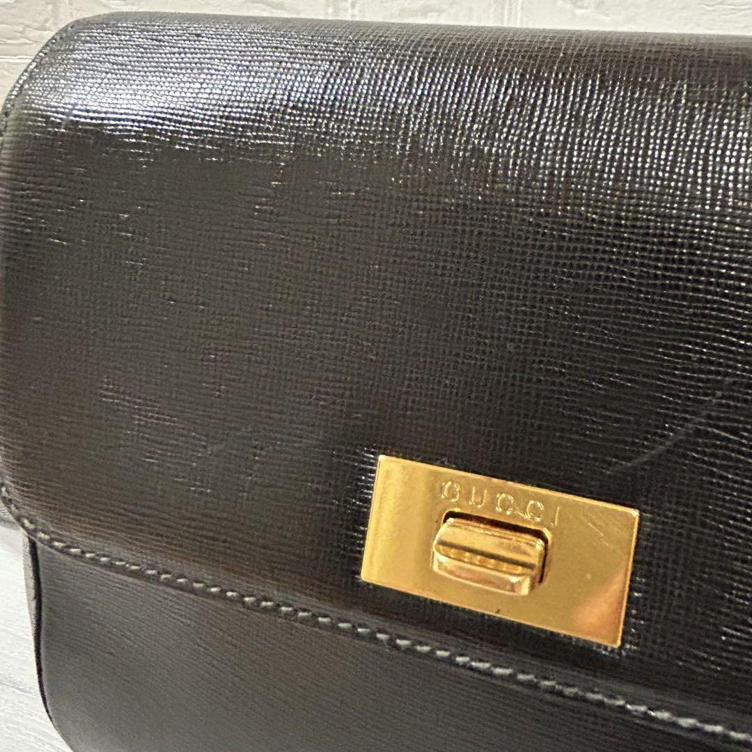 ☆GUCCI☆ オールドグッチ ショルダーバッグ 斜め掛け ヴィンテージ 画像11