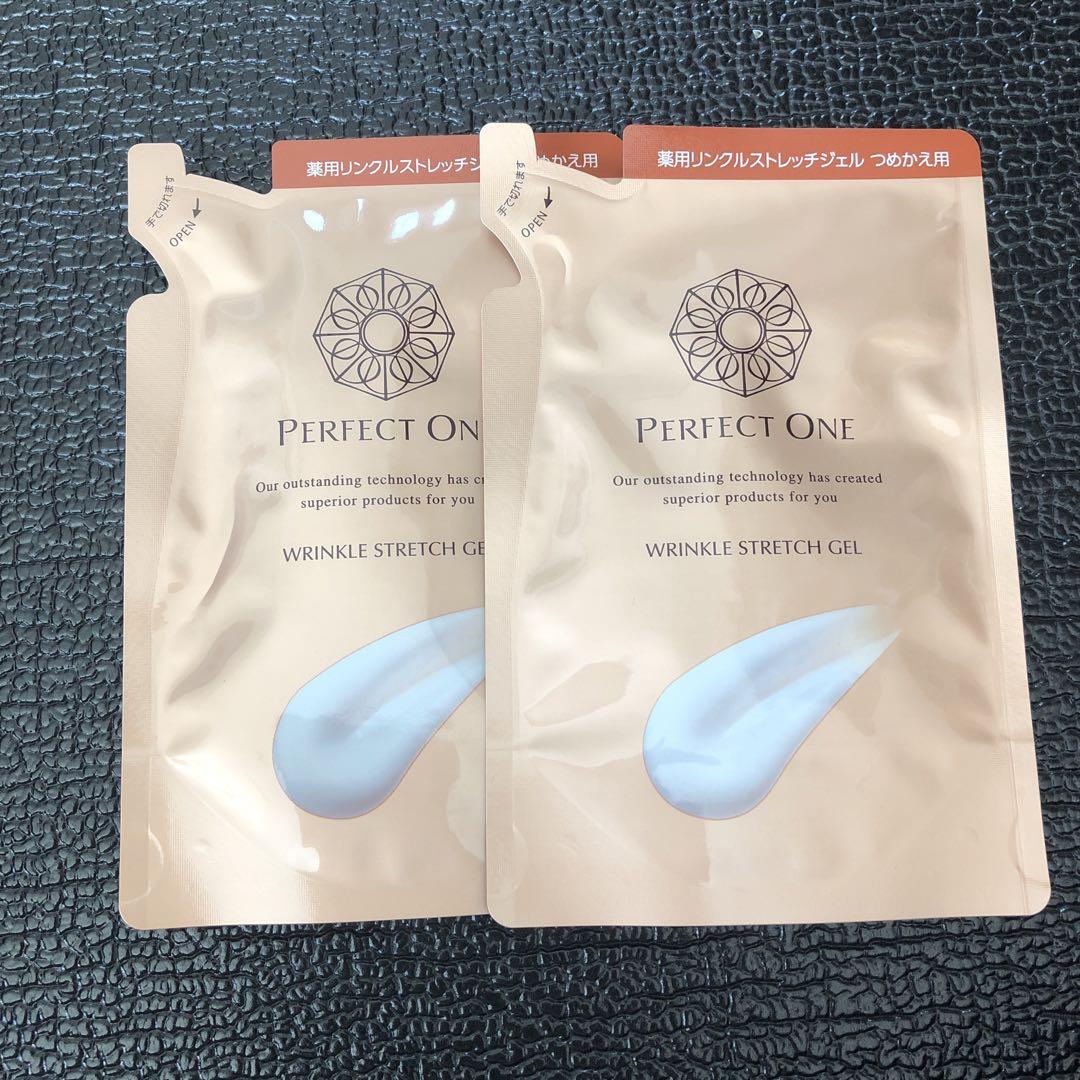 ⭐️新品2袋⭐️薬用リンクルストレッチジェル　50g 詰替　シワ　パーフェクトワン 薬用リンクルストレッチジェルつめかえ[医薬部外品