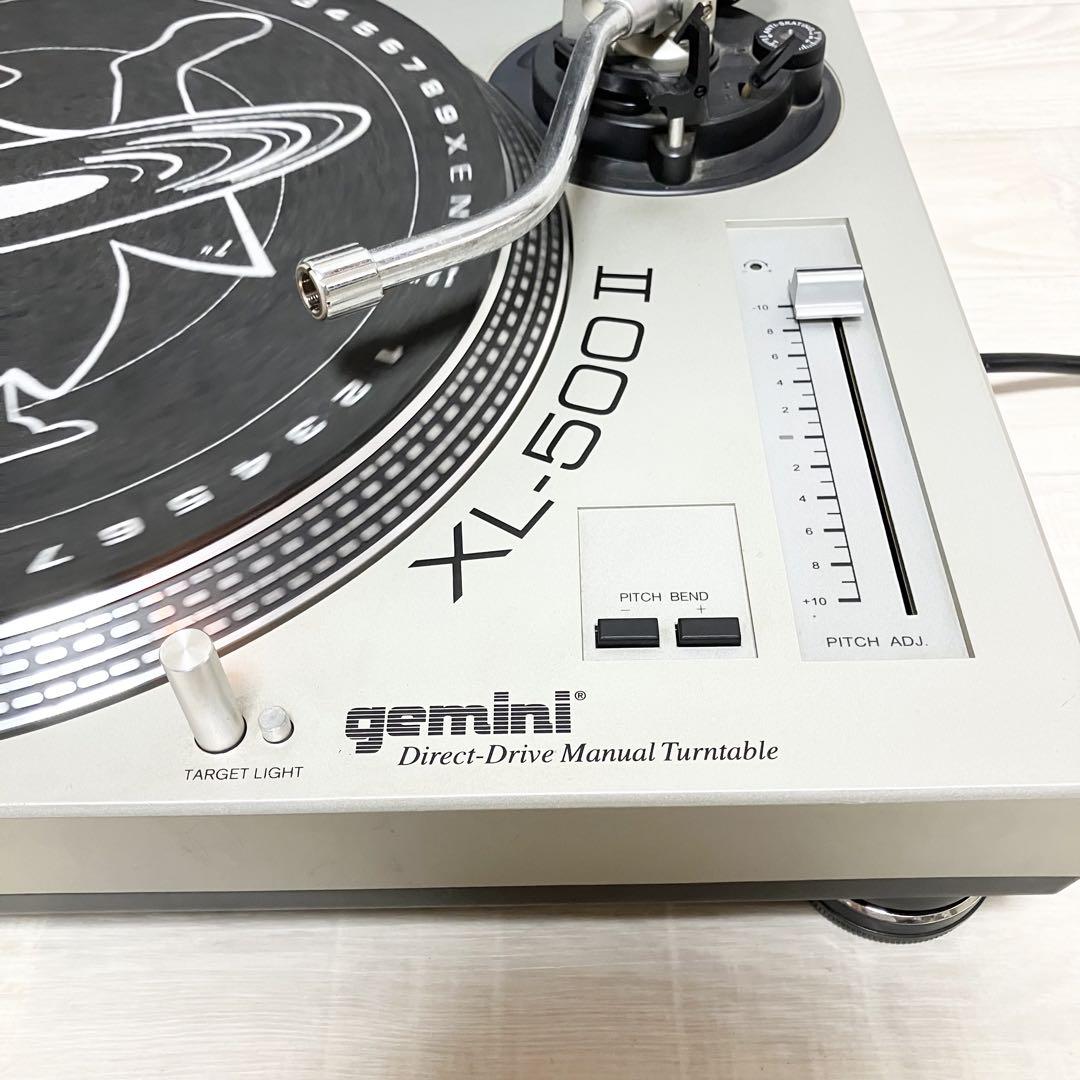 Gemini ターンテーブル XL-500II レコードプレーヤー ジェミニ Gemini ターンテーブル XL-500II レコードプレーヤー ジェミニ