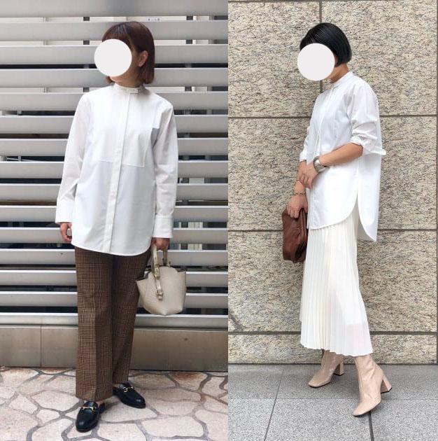 ビブ付シャツ