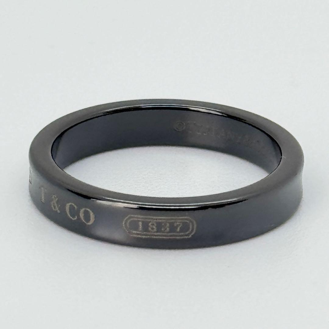 ★超美品★　ティファニー　1837　ナローリング　チタン　18.5号