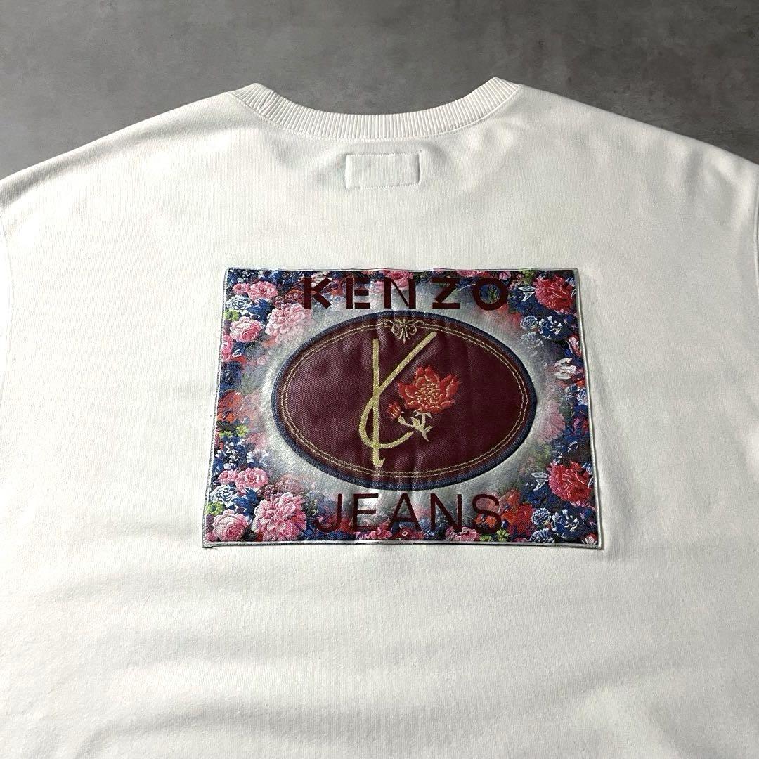 90s KENZO jeans sweatshirt 北斎タグ archive