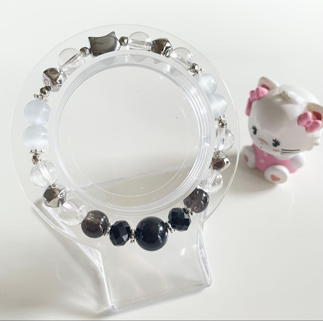 ハンドメイド　天然石×ガラスビーズ3点638円　4点目から150円