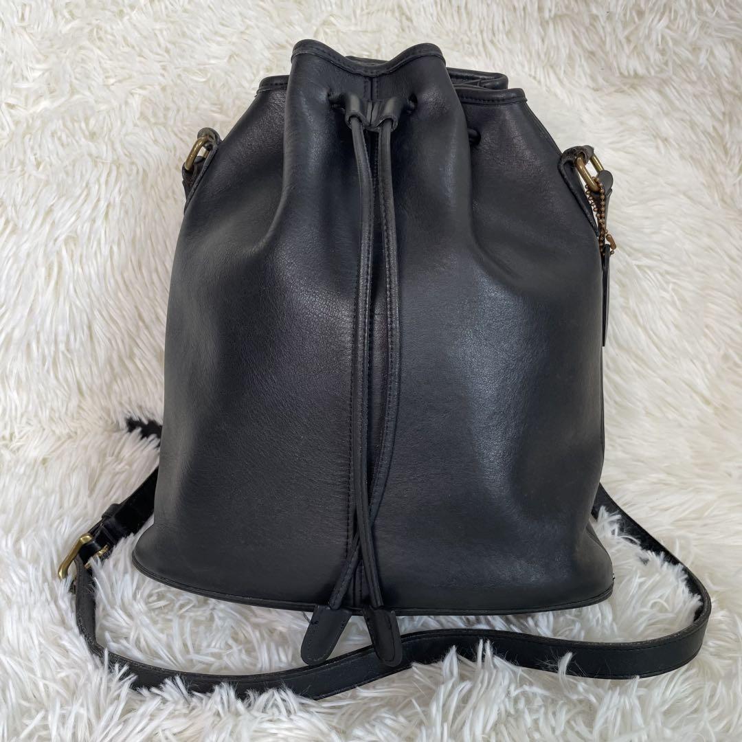 美品」COACH オールドコーチ ショルダーバッグ 巾着 バケツ 9946