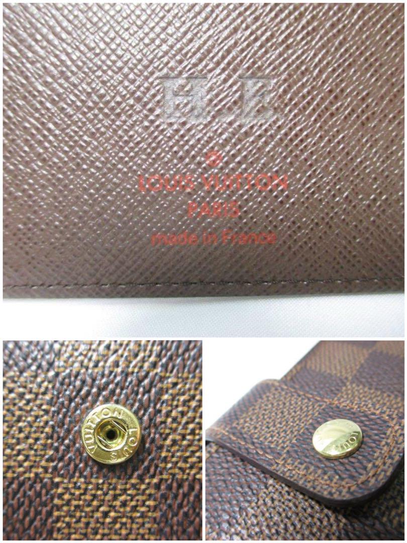 超美品 ルイヴィトン ダミエ MM 手帳カバー システム手帳カバー