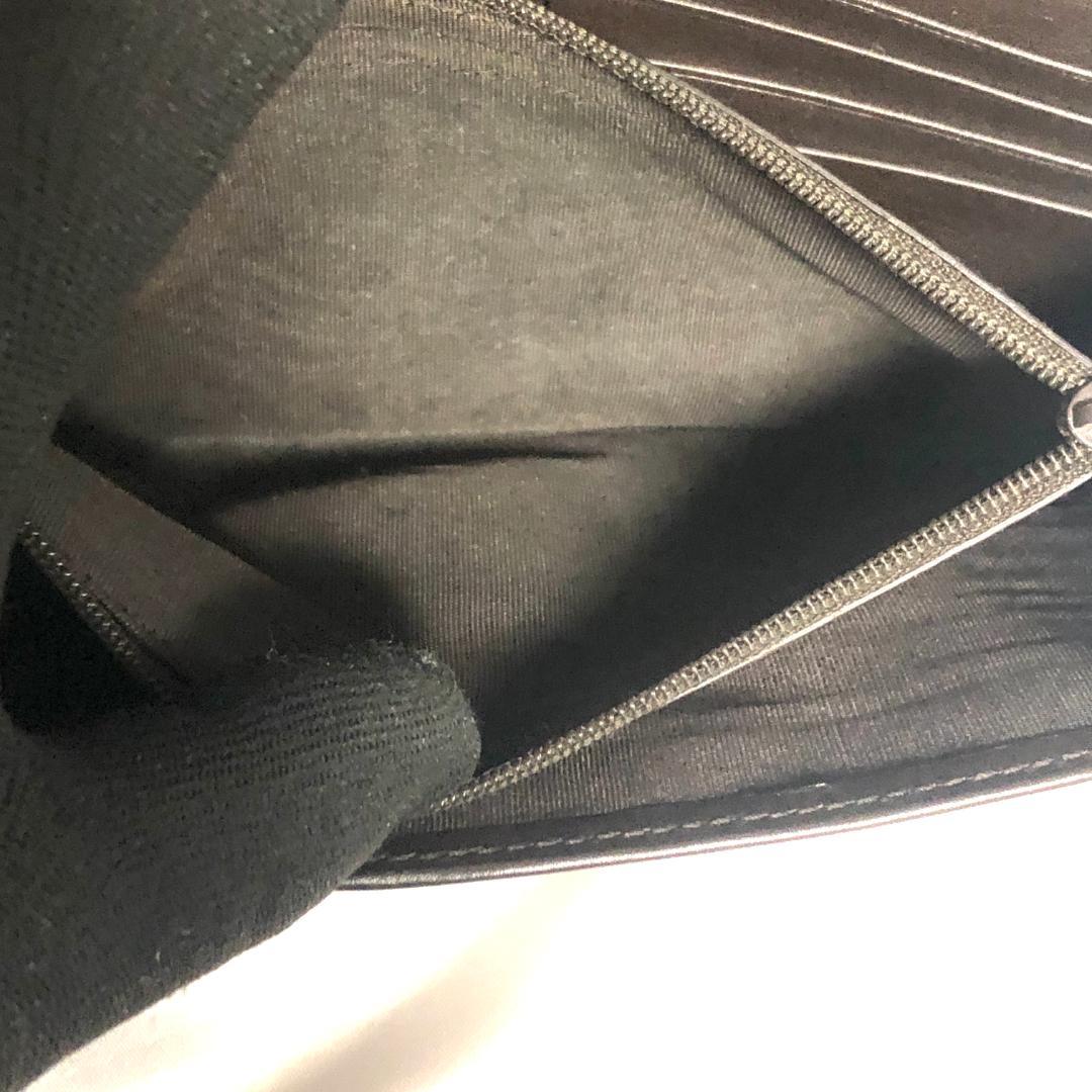 GUCCI グッチ 449396 GGシグネチャー マイクロシマ 長財布レザー