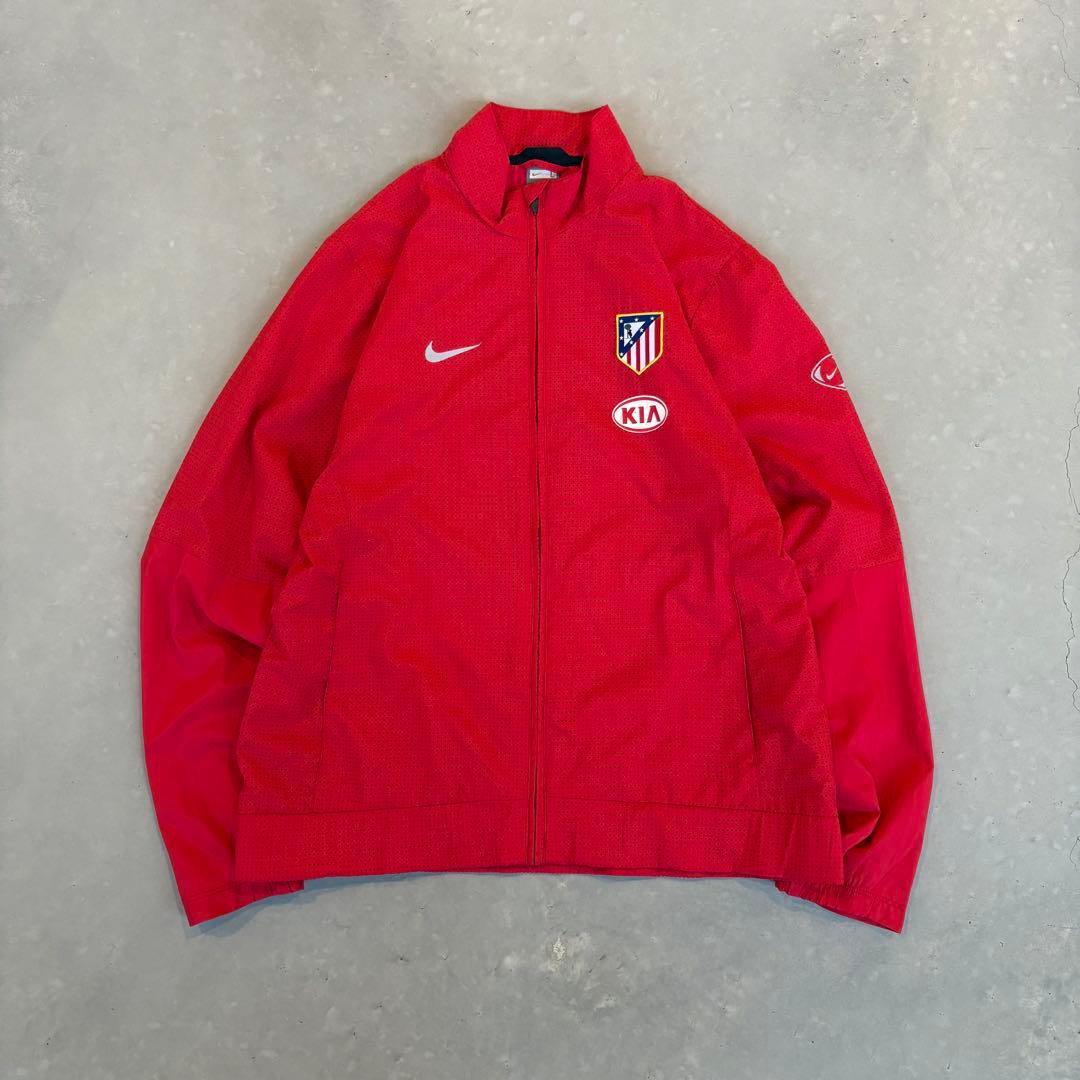 00s NIKE アトレティコマドリード ナイロンジャケット セットアップL