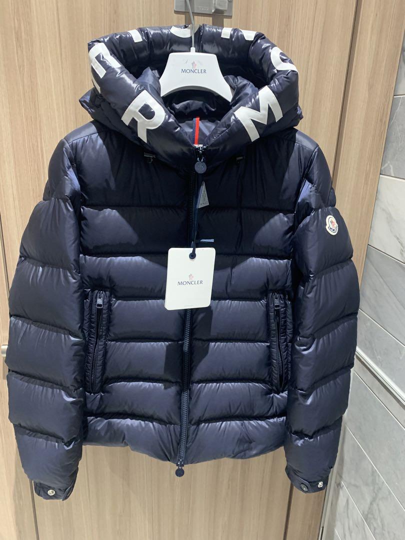 訳あり moncler パーカー ブラック ナイロン Lサイズ