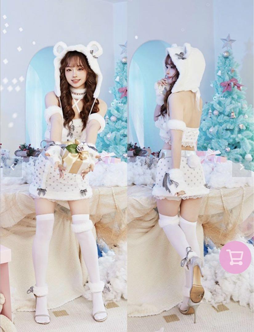 vanity me クマ耳コスプレ衣装 ホワイト