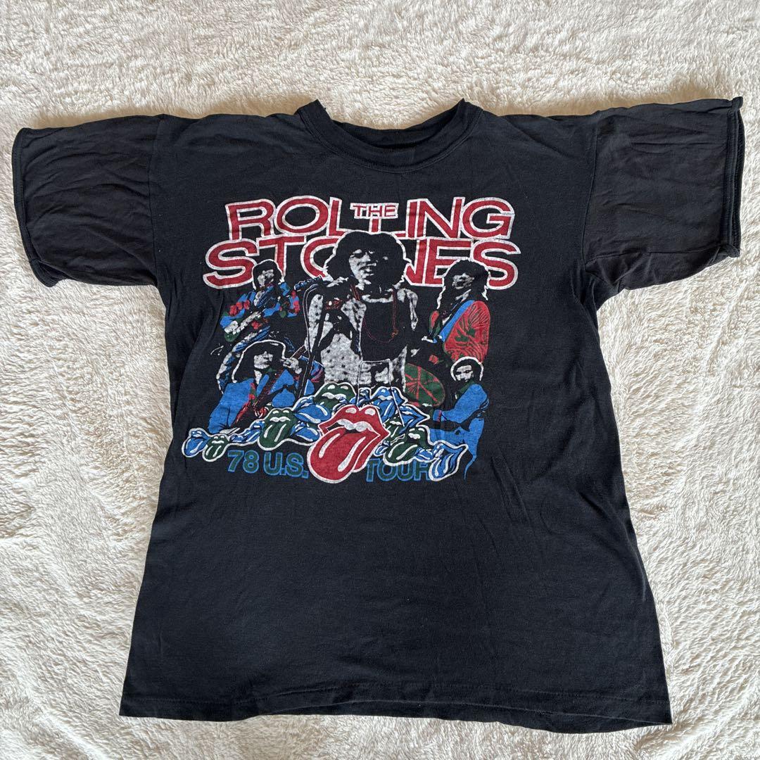 ローリングストーンズ ビンテージTシャツ パキスタン綿 バンドT