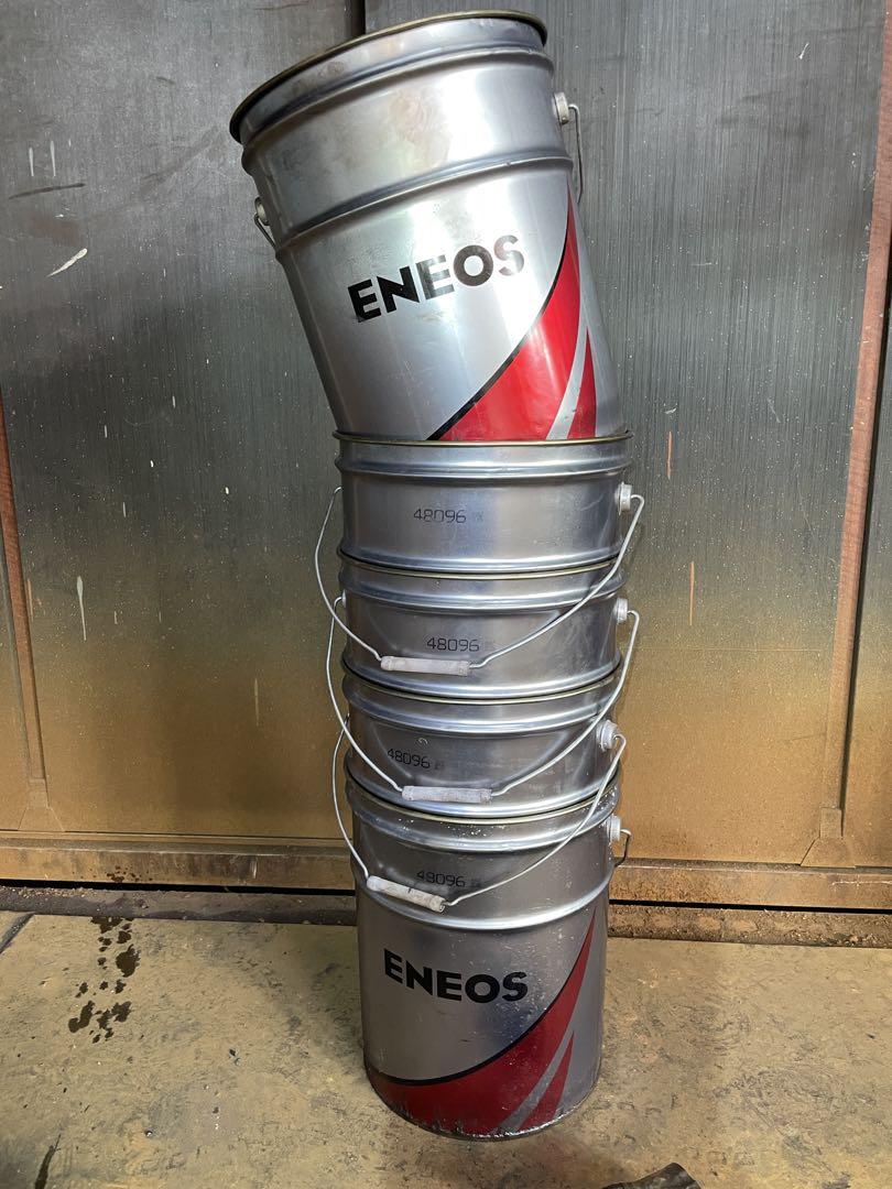 空ペール缶 ENEOS 蓋なし5缶セット