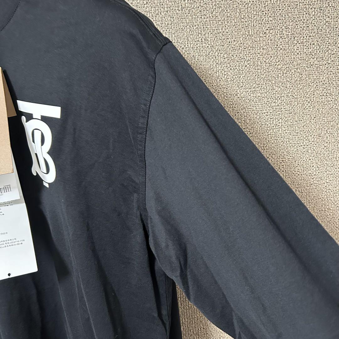 専用タグ付き【BURBERRY】TBロゴ XS ロンT 黒 オーバーサイズ
