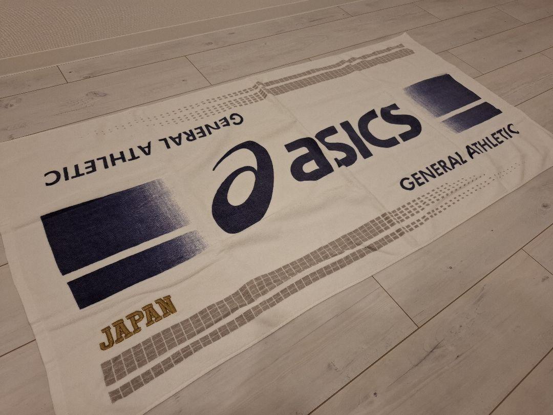 【非売品】【日本代表モデル】ASICS JAPANロゴ入りバスタオル