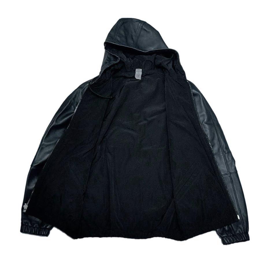 美品 コーチ リバーシブル レザージャケット パーカー 10-25021305
